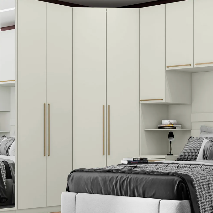 Qual é o melhor guarda-roupa modulado para um quarto pequeno?