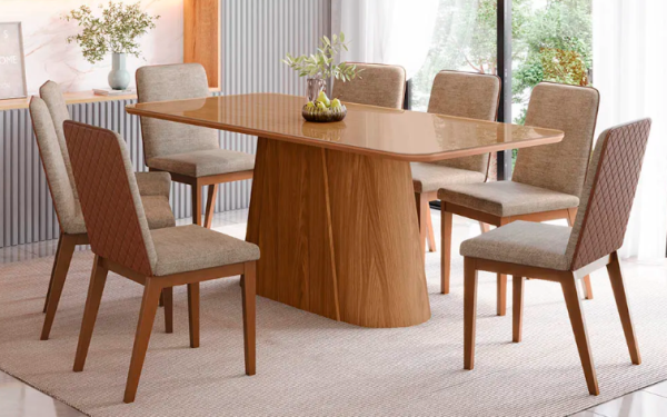 Conjunto de sala de jantar 4 ou 6 cadeiras: como escolher o ideal para o seu espaço?