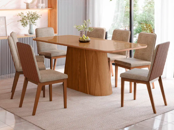 Conjunto de sala de jantar 4 ou 6 cadeiras: como escolher o ideal para o seu espaço?