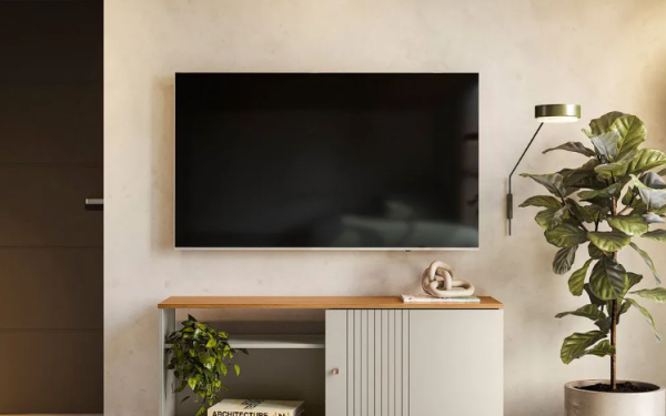 Rack de madeira maciça: sofisticação para sua sala de estar